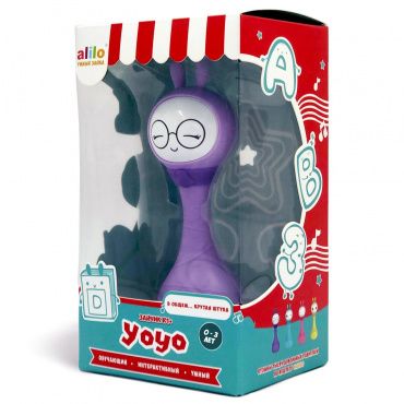 61037 Музыкальная игрушка Умный зайка alilo R1+ Yoyo. Цвет: фиолетовый.